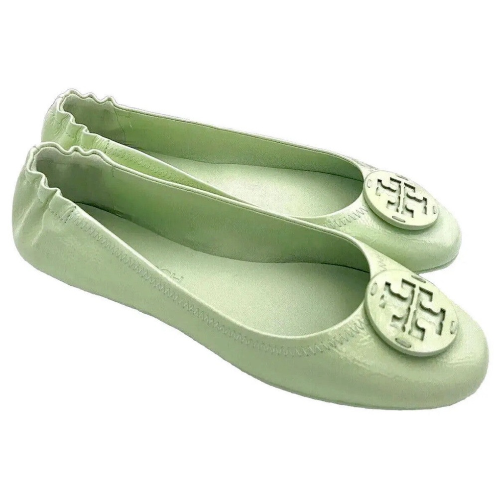 Tory Burch Women's Light Green Flats - Picture 3 of 9